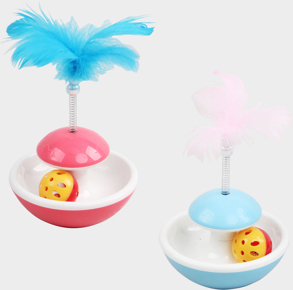 PAWISE Jucărie pentru pisici Tumbler, diverse culori – Maxi-Pet.ro