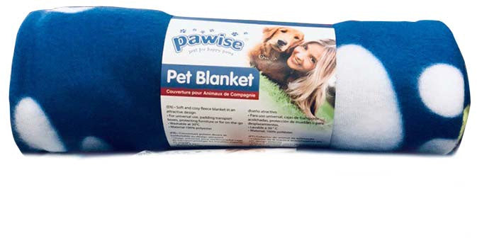 PAWISE Pătură pentru câini şi pisici, Albastru,100x70cm - Maxi-Pet.ro