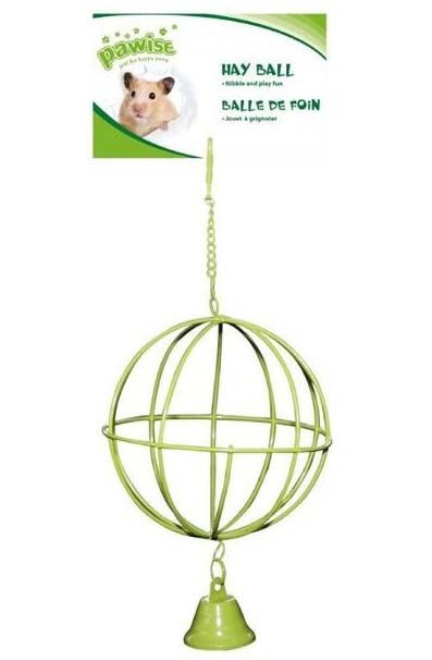 PAWISE Sfera pentru fan si salata, pentru hamsteri, metal, 10cm