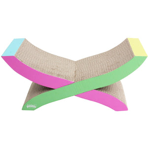 PAWISE Suport pentru ascutit ghearele, 2 in 1, in forma de sezlong