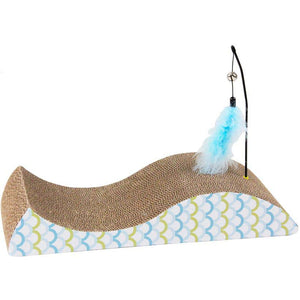 PAWISE Suport pentru ascutit ghearele, My Love Fish, 48x22x8,5cm