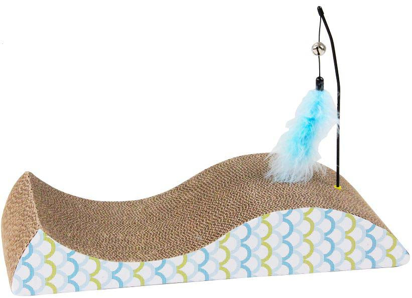 PAWISE Suport pentru ascutit ghearele, My Love Fish, 48x22x8,5cm
