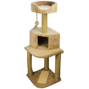 PAWISE Suport pentru ascutit ghearele, Turnul pisicii, 45x45x128cm
