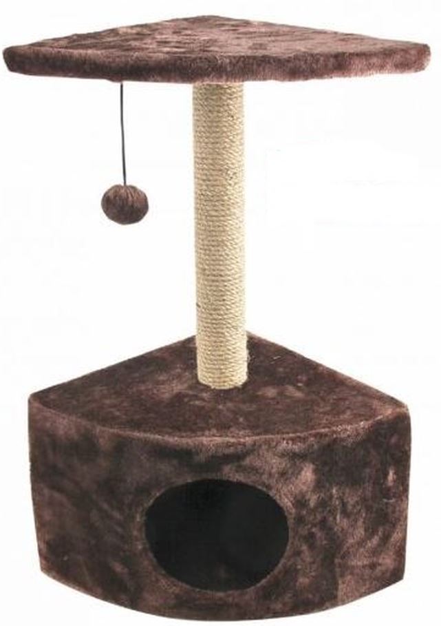 PAWISE Suport pentru ascutit ghearele, Turnulet, Maro, 30x30cm