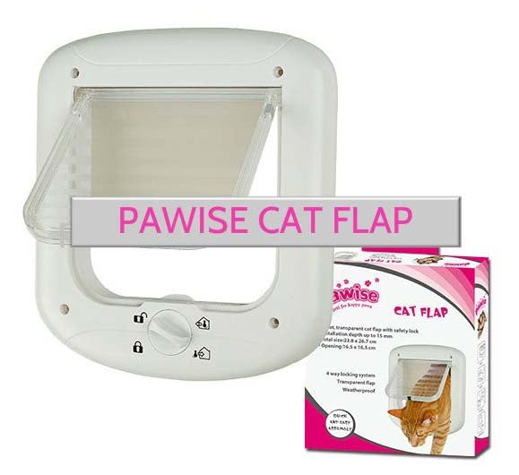 PAWISE Uşă rabatabilă pentru pisici 23x26cm - Maxi-Pet.ro