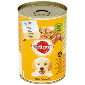 PEDIGREE Conserva JUNIOR pentru catelusi, cu Pui in Aspic 400g
