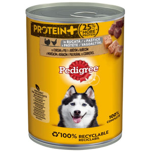 PEDIGREE Conserva pentru caini Adult, cu Pui si Curcan 800g