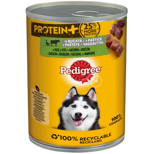 PEDIGREE Conserva pentru caini Adult, cu Rata si Vita 800g