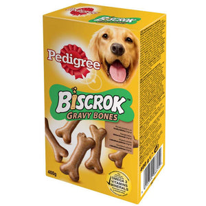 PEDIGREE Delicii pentru caini Biscrock Gravy Bones 400g