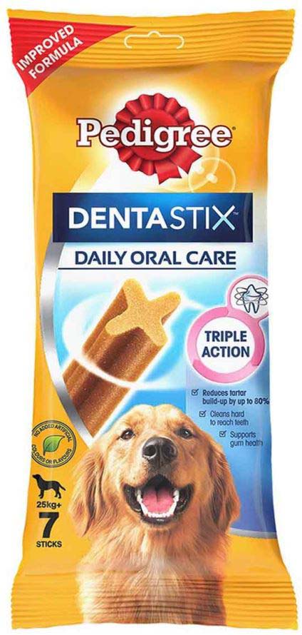 PEDIGREE Delicii pentru caini DentaStix Talie Mare (25kg), Mono