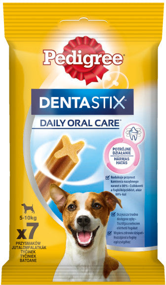 PEDIGREE Delicii pentru caini DentaStix Talie Mica (5-10kg), Mono