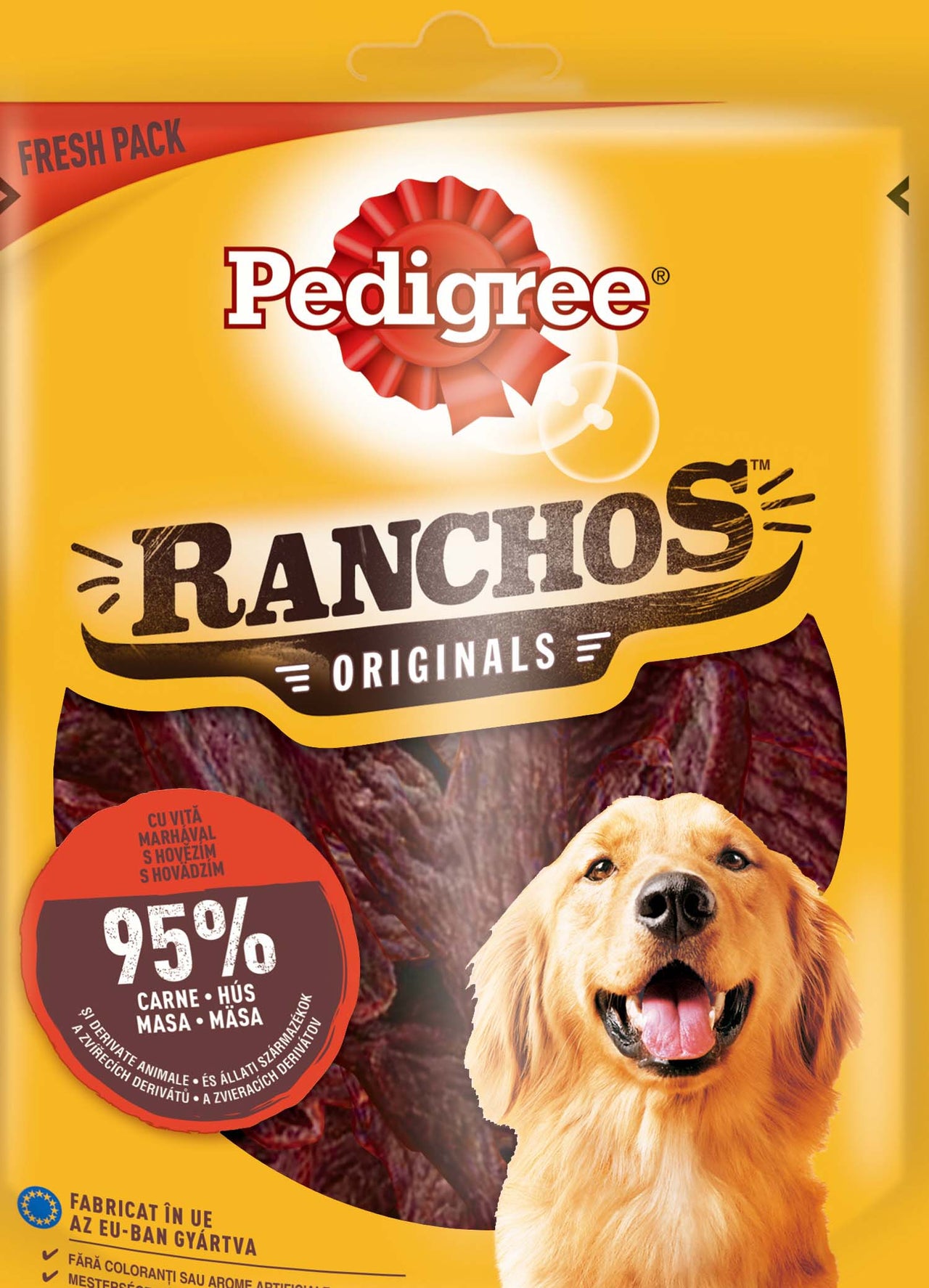 PEDIGREE Delicii pentru caini Ranchos, cu Vita 70g