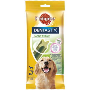 PEDIGREE Delicii pt. caini DentaStix Fresh Talie Mare (25kg+), 7 buc, 270g