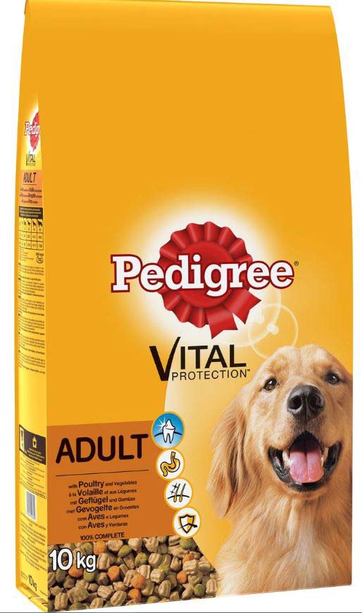 PEDIGREE Hrana uscata pentru caini Adult, cu Pasare si Legume 10kg