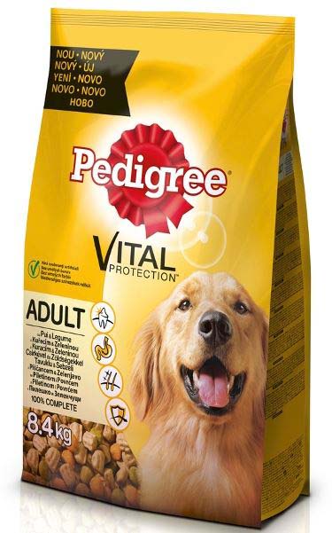 PEDIGREE Hrana uscata pentru caini Adult, cu Pasare si Legume 8,4kg
