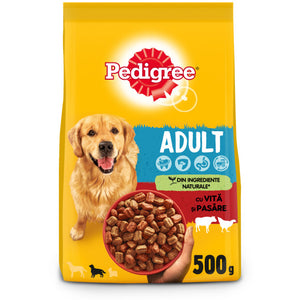 PEDIGREE Hrana uscata pentru caini Adult, cu Vita si Pasare 500g