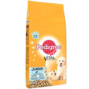 PEDIGREE Hrana uscata pentru catei JUNIOR Talie Medie, cu Pui si Orez 10kg