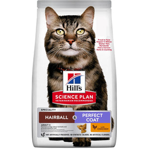 HILL's SP Feline Adult Hairball/ Perfect Coat 1,5 kg