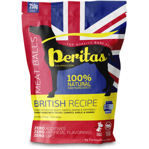 PERITAS Meniu Britanic, hrana congelata pt caini,chifetele de Iepure 250g