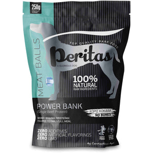 PERITAS Meniu Power Bank, hrana congelata pt caini monoprot. chiftelte Vita 250g