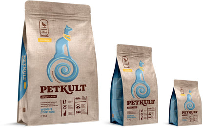 PETKULT Adult Care WEIGHT CONTROL pentru pisici, cu Pui 