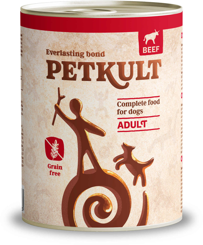 PETKULT Conservă pentru câini, cu Vită - Maxi-Pet.ro