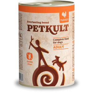 PETKULT Conserva pentru caini, Curcan