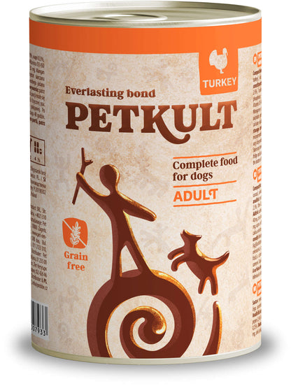 PETKULT Conserva pentru caini, Curcan