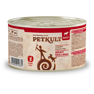 PETKULT Conserva pentru caini de talie mica, cu Vita 185g