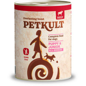PETKULT Conserva pentru caini JUNIOR, cu Vita 800g