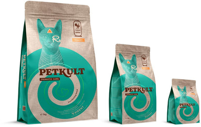 PETKULT Probiotic Care EXIGENT pentru pisici, continut ridicat de Curcan 