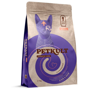 PETKULT Probiotic Care HAIR&SKIN pentru pisici, cu Somon proaspat 7kg