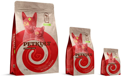 PETKULT Probiotic Care KITTEN&MOTHER pentru pisici, cu Miel proaspat 