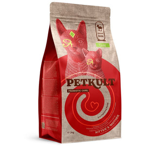 PETKULT Probiotic Care KITTEN&MOTHER pentru pisici, cu Miel proaspat 2kg