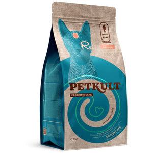 PETKULT Probiotic Care SENSITIVE pentru pisici, continut ridicat de Somon 2kg