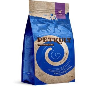 PETKULT Probiotics Adult large, talie mare, Rata si orez 2kg