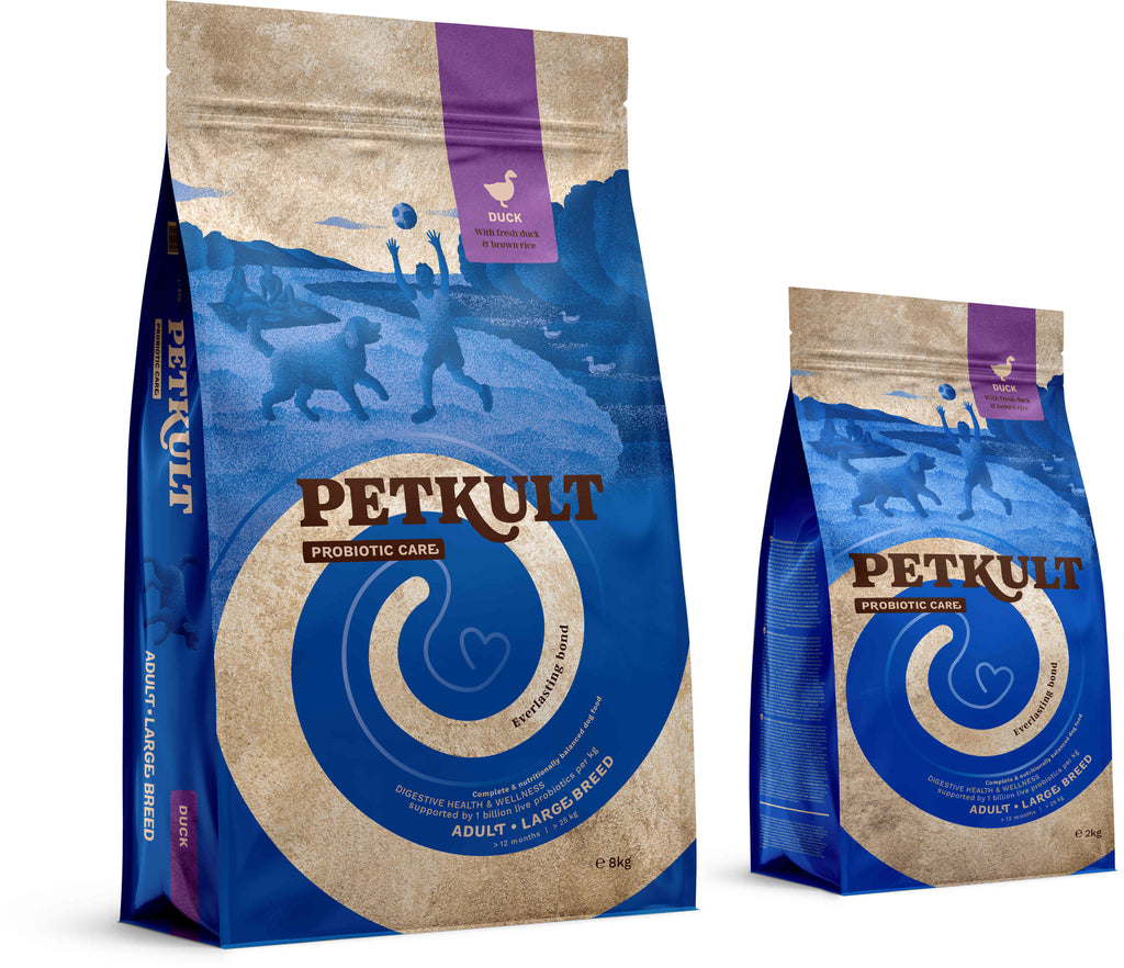 PETKULT Probiotics Adult large, talie mare, Rata si orez
