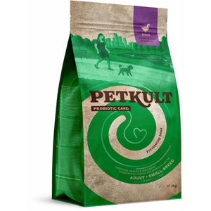 PETKULT Probiotics Adult small, talie mica, Rata si orez 2kg