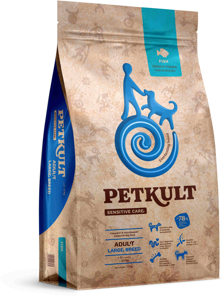 PETKULT Sensitive Adult large, talie mare, Peste 12kg