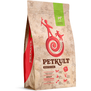 PETKULT Sensitive Adult medium, talie medie, Miel si orez 3kg