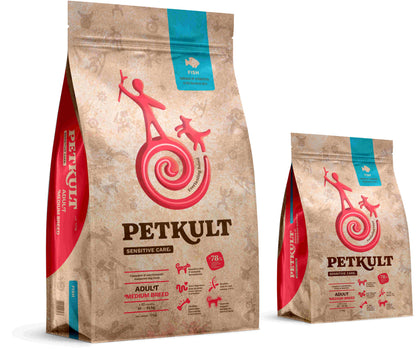 PETKULT Sensitive Adult medium, talie medie, Peste
