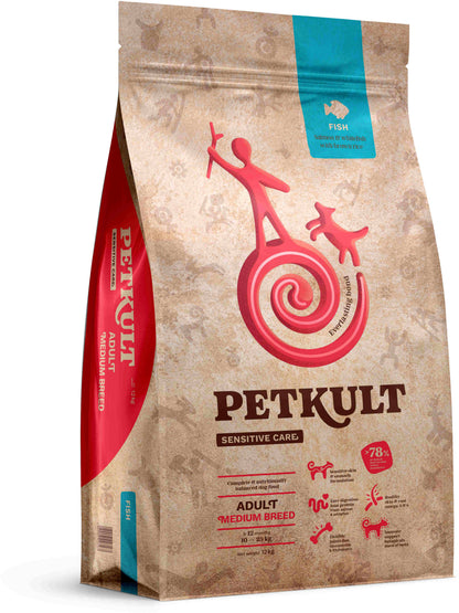 PETKULT Sensitive Adult medium, talie medie, Peste 12kg