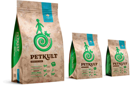 PETKULT Sensitive Adult small, talie mica, Peste