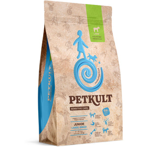 PETKULT Sensitive JUNIOR large, talie mare, Miel si orez 3kg