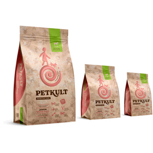 PETKULT Sensitive JUNIOR medium, talie medie, Miel si orez