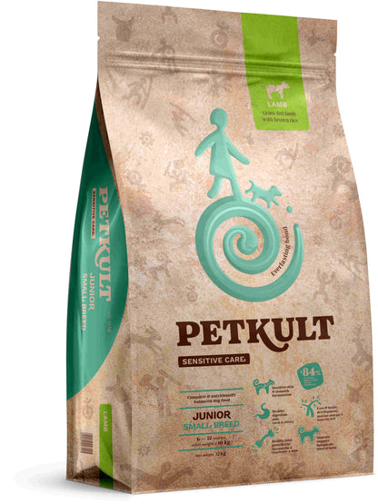 PETKULT Sensitive JUNIOR small, talie mica, Miel si orez 12kg