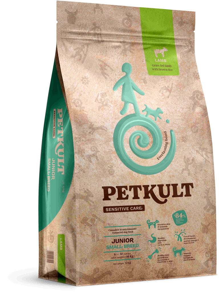 PETKULT Sensitive JUNIOR small, talie mica, Miel si orez 12kg