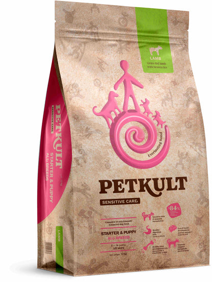 PETKULT Sensitive STARTER & PUPPY, Miel si orez 12kg