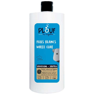 PLOUF Sampon pentru caini cu blana alba White Coat 