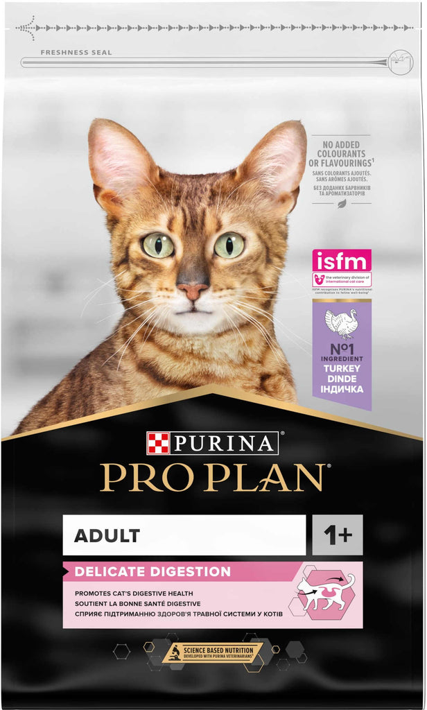 PRO PLAN Hrana uscata pentru pisici Adult Delicate Digestion, Curcan si Orez